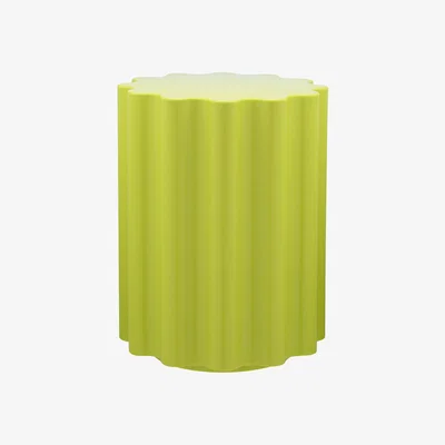 Made in Design Colonna Stool - H 46 x Ø 34,5 cm - By Ettore Sottsass by Kartell Green