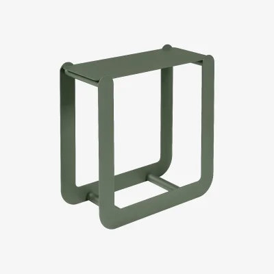 Made in Design Nevado Wood holder - / Stool - L 60 x H 60 cm by Fermob Green