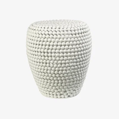 Made in Design Dot Stool - / Metal - Ø 40 x H 46 cm by Pols Potten White