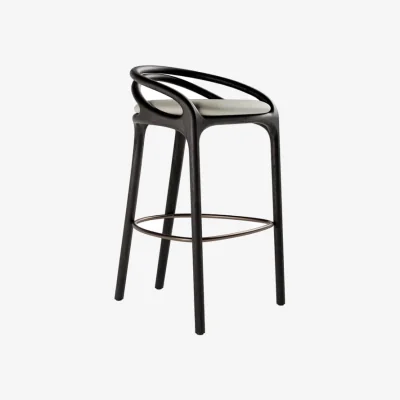 Made in Design Aleta INDOOR High stool textile beige / H 78.5 cm - MORPHO