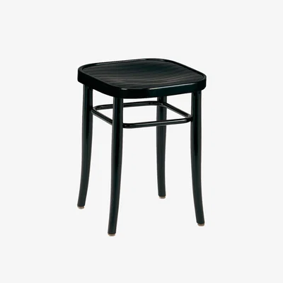Made in Design Vienna 144 Stool - / H 45 cm - 1908 reissue by Wiener GTV Design Black