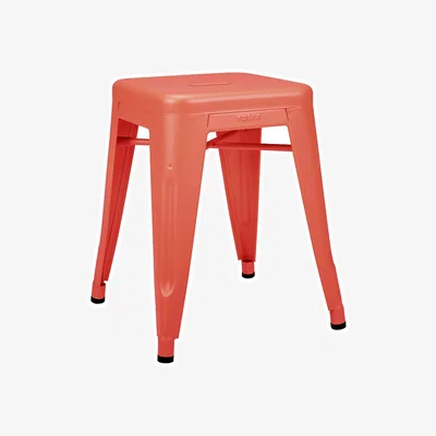 Made in Design H Indoor Stackable stool metal orange / Steel Colour - For indoors - Tolix