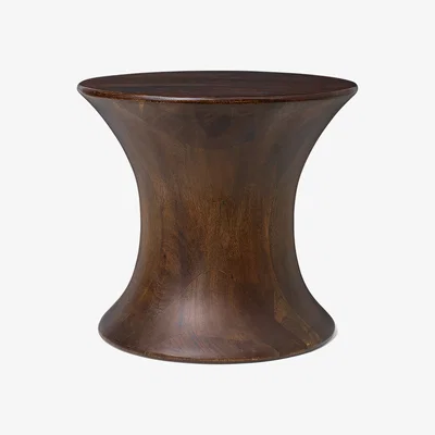 Made in Design Spin Stool - / H 30 cm - Mango wood by Ferm Living Brown
