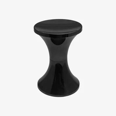 Made in Design Tam Tam Chromé Stool by Stamp Edition Black
