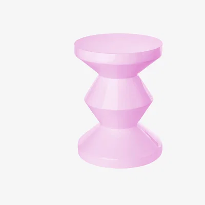 Made in Design Zig Zag Stool - Plastic by Pols Potten Pink