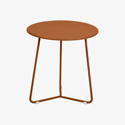 Made in Design Cocotte End table metal orange / Stool - Ø 34 x H 36 cm - Fermob
