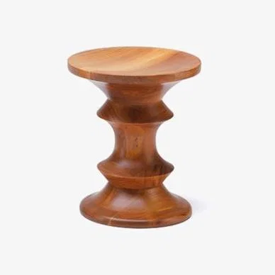 Made in Design Stools Stool - / Model C - By Charles & Ray Eames, 1960 by Vitra Natural wood