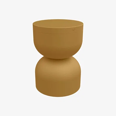 Made in Design Piapolo Stool metal yellow / Storage box - Fermob