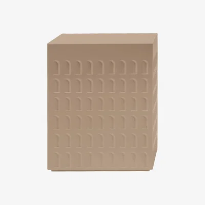 Made in Design Eur Stool - / End table by Kartell Beige