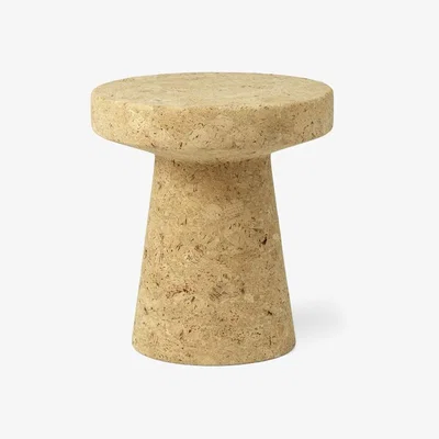 Made in Design Cork Family - Modèle C Stool - / Cork - Jasper Morrison, 2006 by Vitra Brown/Beige