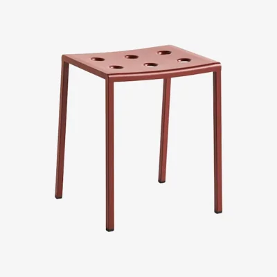Made in Design Balcony Stool metal red / Steel - Hay