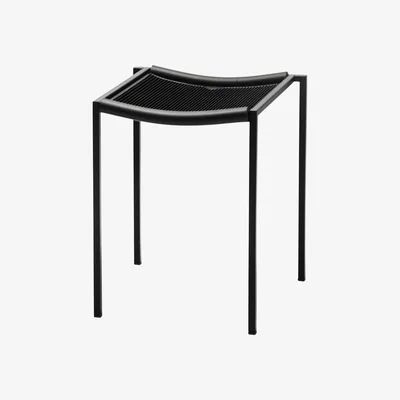 Made in Design Stackable stool - H 48 cm by Zeus Black