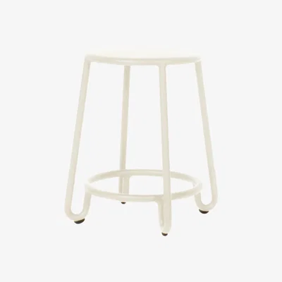 Made in Design Huggy Stool - H 45 cm / Aluminium by Maiori White