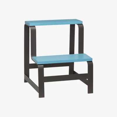 Made in Design Step Moveable step wood blue - HÜBSCH