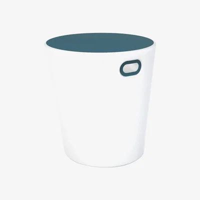 Made in Design Inouï LED Luminous low stool - / Table - Wireless / Bluetooth by Fermob Blue