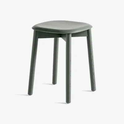 Nordic Nest HAY Soft Edge 72 stool Dusty green-dusty green oak frame