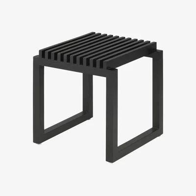 Nordic Nest Cutter stool black-painted oak