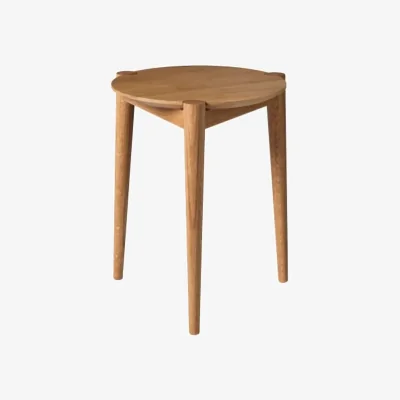 Nordic Nest FDB Møbler J160 stool 35 cm Oak solid oiled