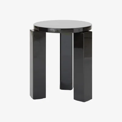 Nordic Nest New Works Atlas round stool Espresso Ø36x44 cm