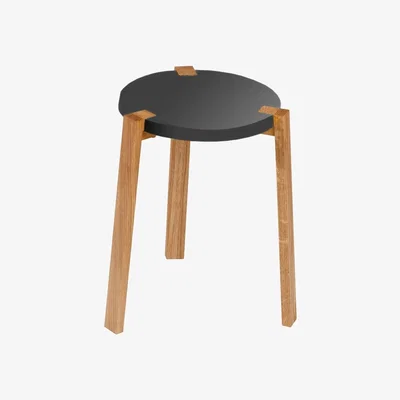 Nordic Nest A2 Happy Pall Grey oak legs