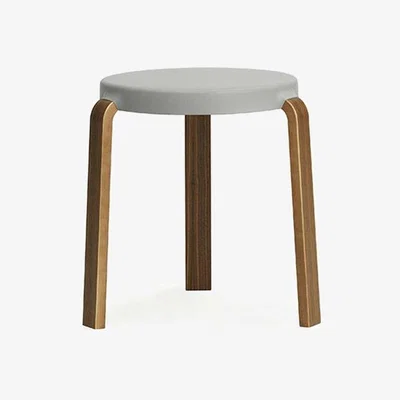 Nordic Nest Normann Copenhagen Tap stool Grey walnut legs