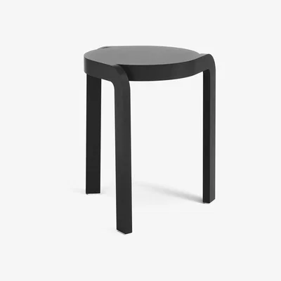 Nordic Nest Spin stool 44 cm Ash black laserad