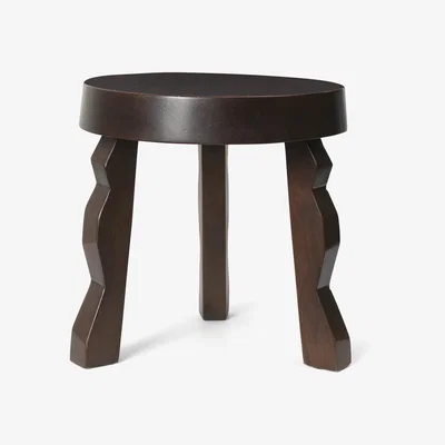 Nordic Nest ferm LIVING Faye stool Dark Stained Mango