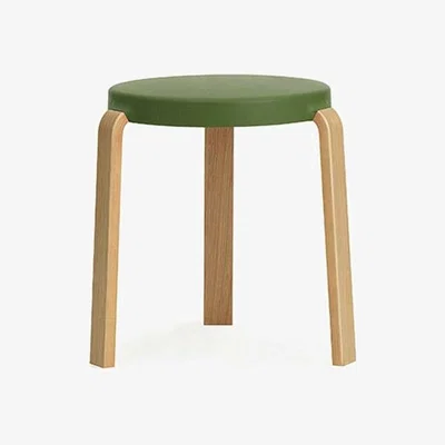 Nordic Nest Normann Copenhagen Tap stool Olive oak legs