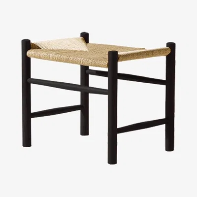 Nordic Nest Fredericia Furniture J16 stool Natural black lacquered oak