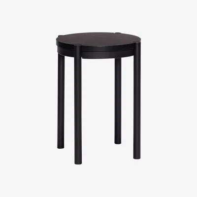 Nordic Nest Hübsch Oto stool Black