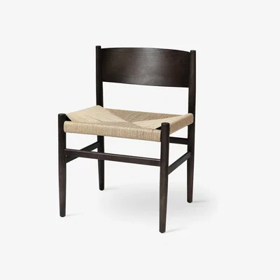 Nordic Nest Mater Nestor stool oak sirka grey natural braided seat