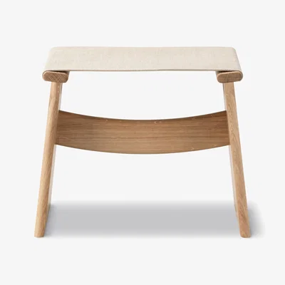 Nordic Nest Fredericia Furniture Seto stool Natural canvas-oiled oak