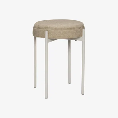 Nordic Nest Hübsch Silo stool Gray-sand