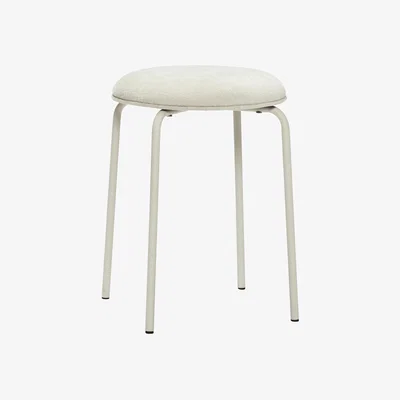 Nordic Nest Hübsch Hübsch stool H48 cm Metal-gray