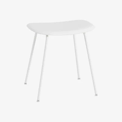 Nordic Nest Muuto Fiber stool White white steel stand