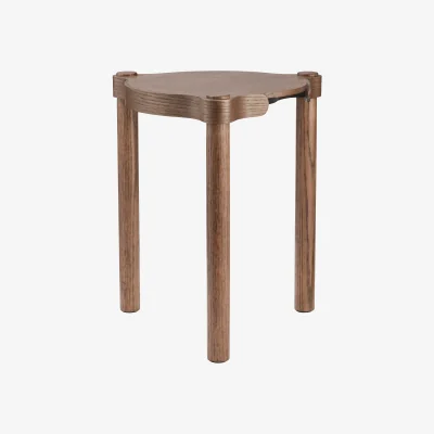 Nordic Nest Cooee Design Woody stool Dark oak