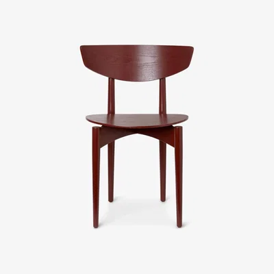 Nordic Nest ferm LIVING Herman Stool Red brown red brown ash legs