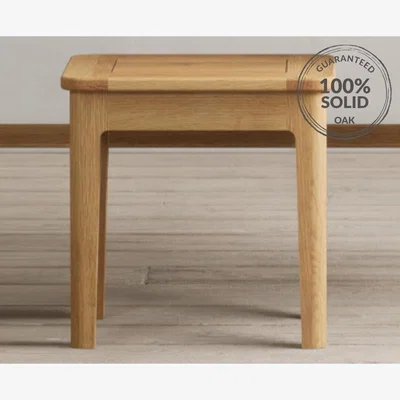Oak&More Loxton Solid Oak Dressing Table Stool