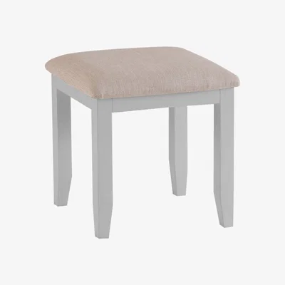 Oak&More Willow Oak and Grey Stool