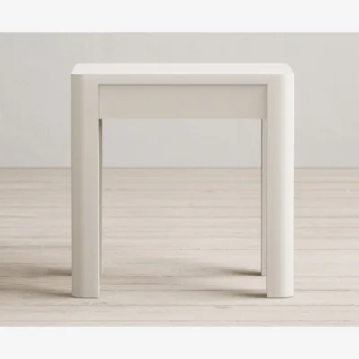 Oak&More Harper Soft White Painted Dressing table Stool