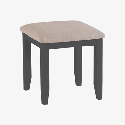 Oak&More Eden Oak and Grey Stool