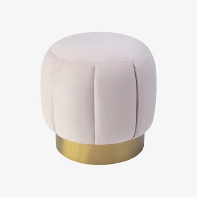 Olivia's Liang & Eimil Cloe Stool Blush Velvet
