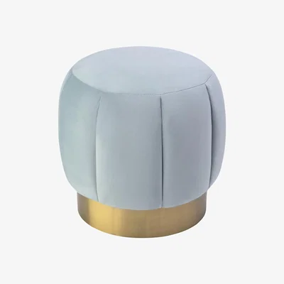 Olivia's Liang & Eimil Cloe Stool Turquoise Velvet