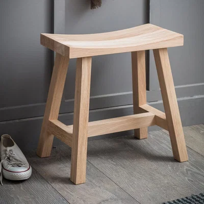 Olivia's Garden Trading Raw Oak Clockhouse Stool