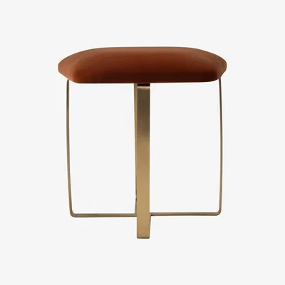 Olivia's Liang & Eimil Tatel Stool Gainsborough Amber Velvet