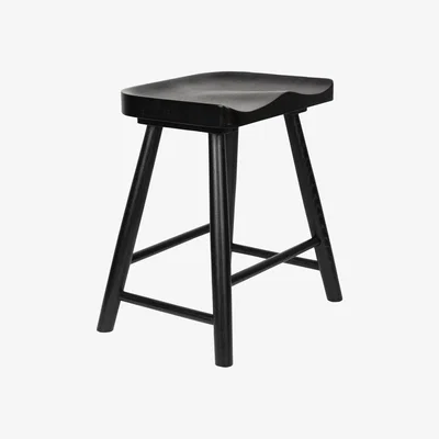 Olivia's Olivia's Nordic Living Collection Wander Stool in Black