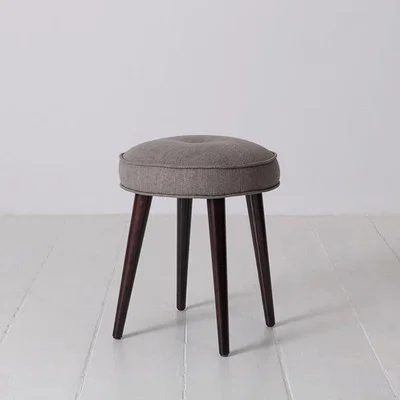 Olivia's Swyft Model 00 Linen Footstool in Shadow