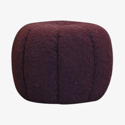 Downtown Alexander & James Pumpkin Fabric Stool