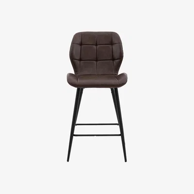 Perch and Parrow Hallen Stool in Brown - Set of 2