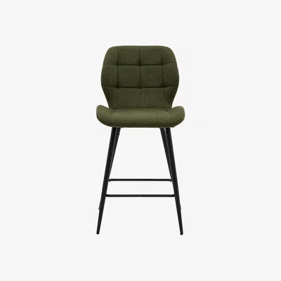 Perch and Parrow Hallen Stool in Bottle Green - Set of 2